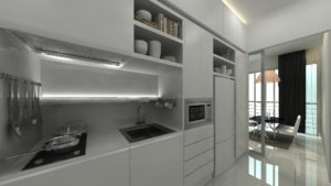 Free built-in kitchen cabinet